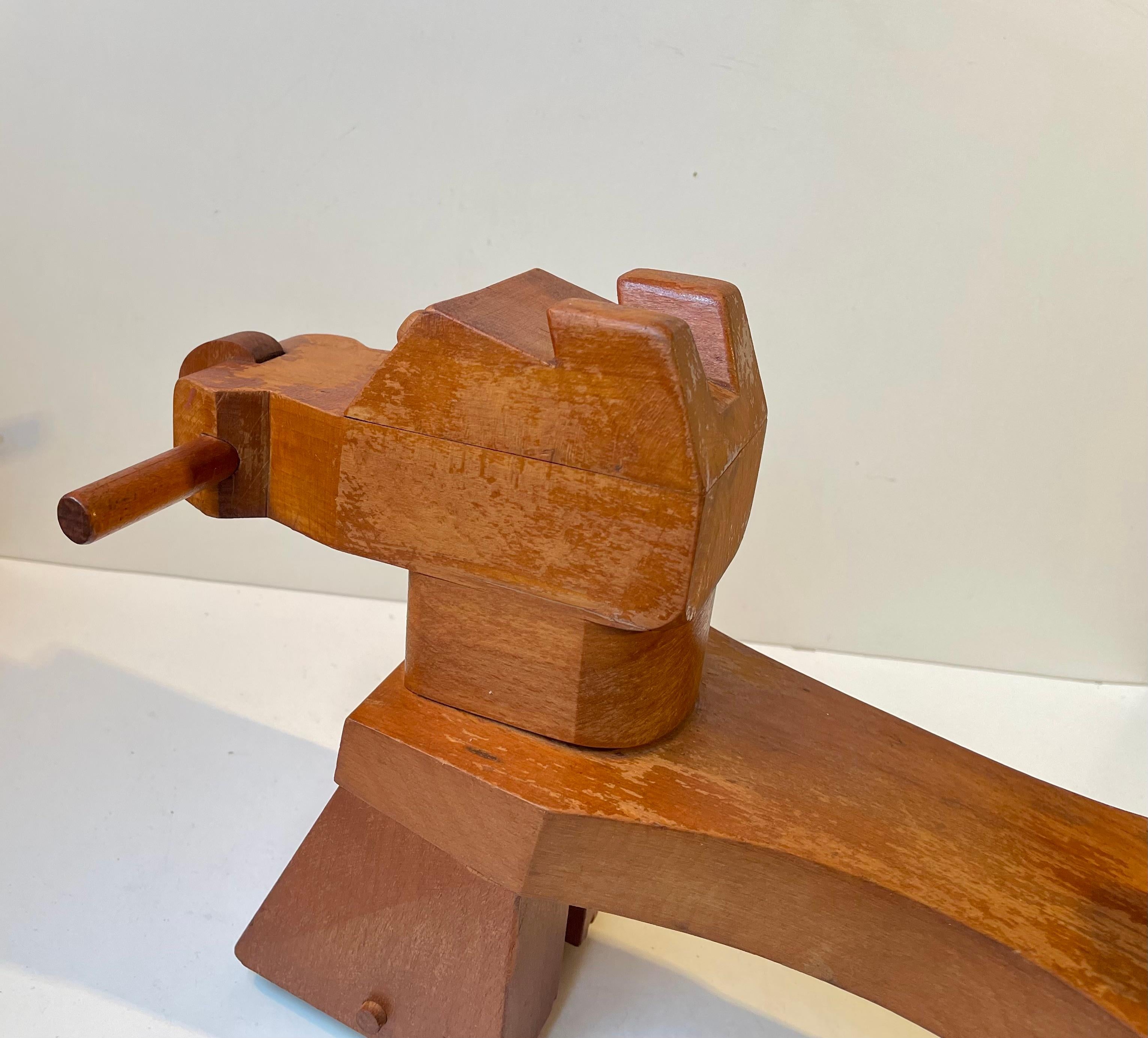 Sgabello per cani a rotelle Kay Bojesen in Beeche, anni '50 in vendita 4