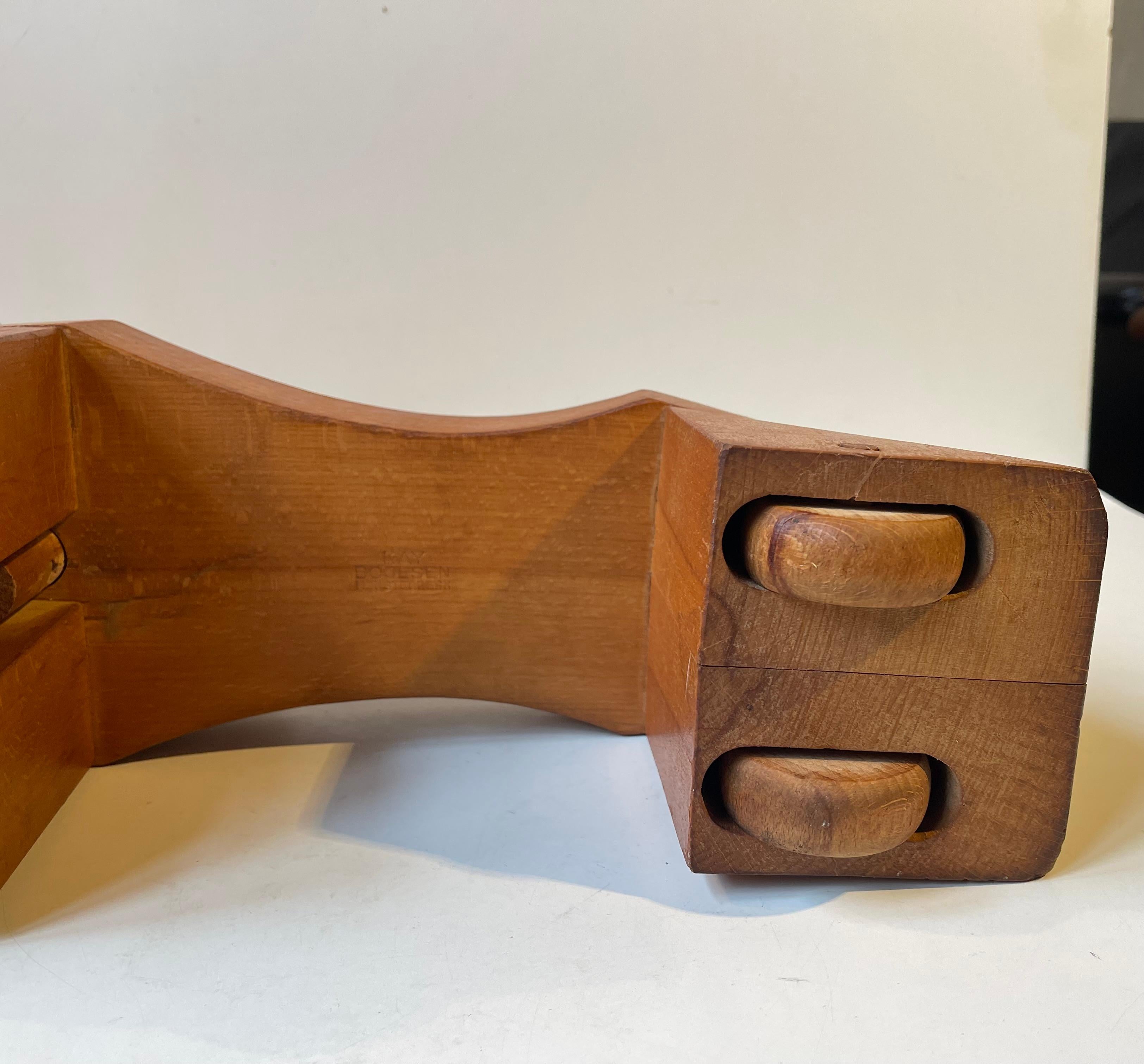 Sgabello per cani a rotelle Kay Bojesen in Beeche, anni '50 in vendita 7