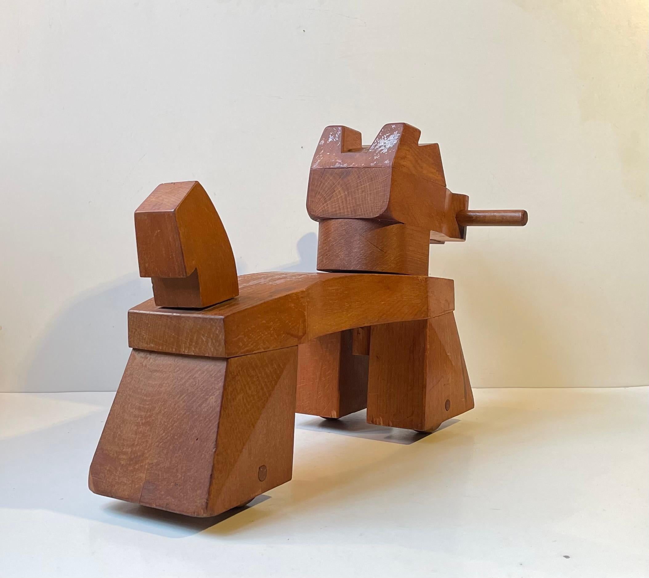 XX secolo Sgabello per cani a rotelle Kay Bojesen in Beeche, anni '50 in vendita