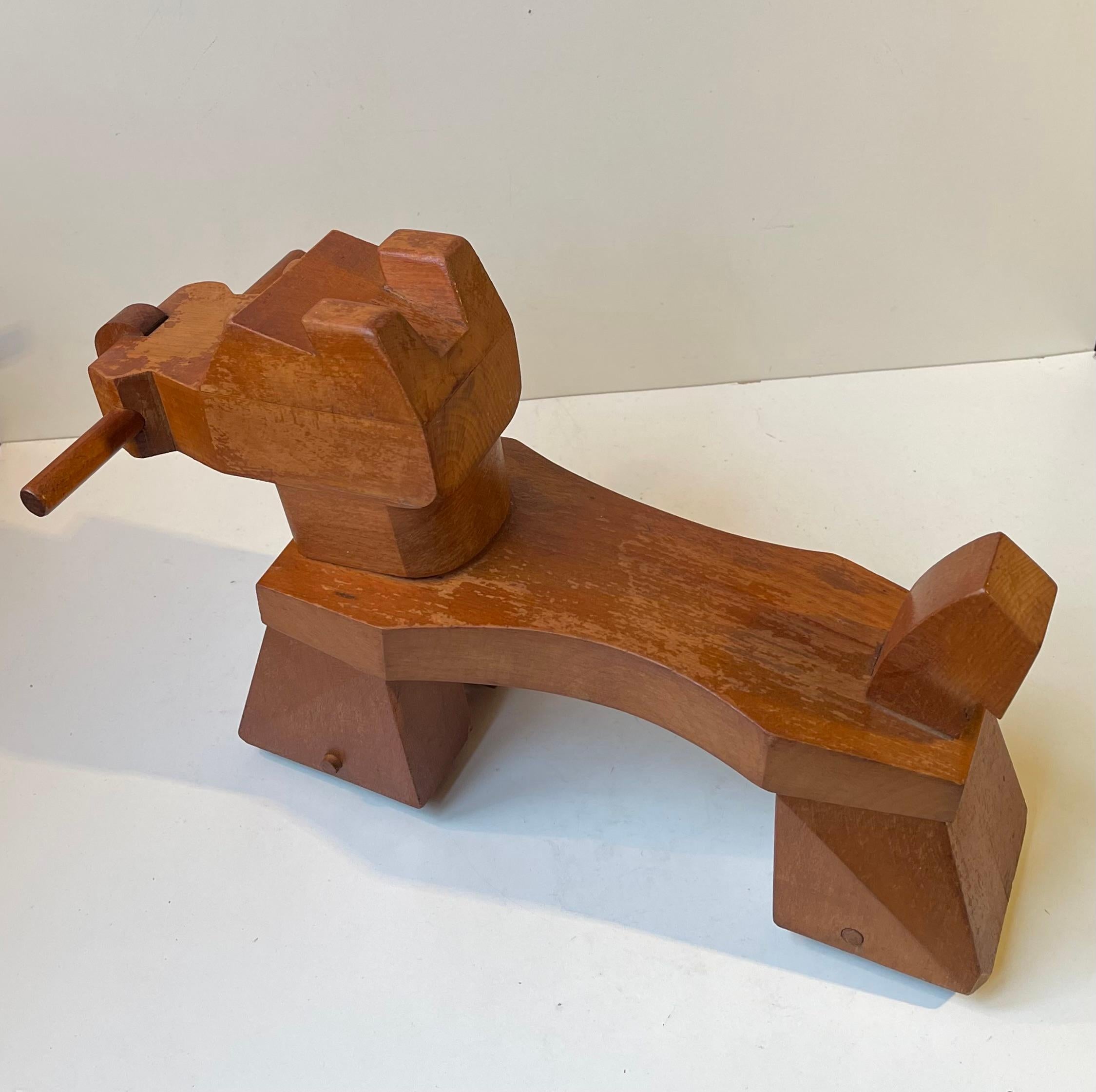 Sgabello per cani a rotelle Kay Bojesen in Beeche, anni '50 in vendita 1