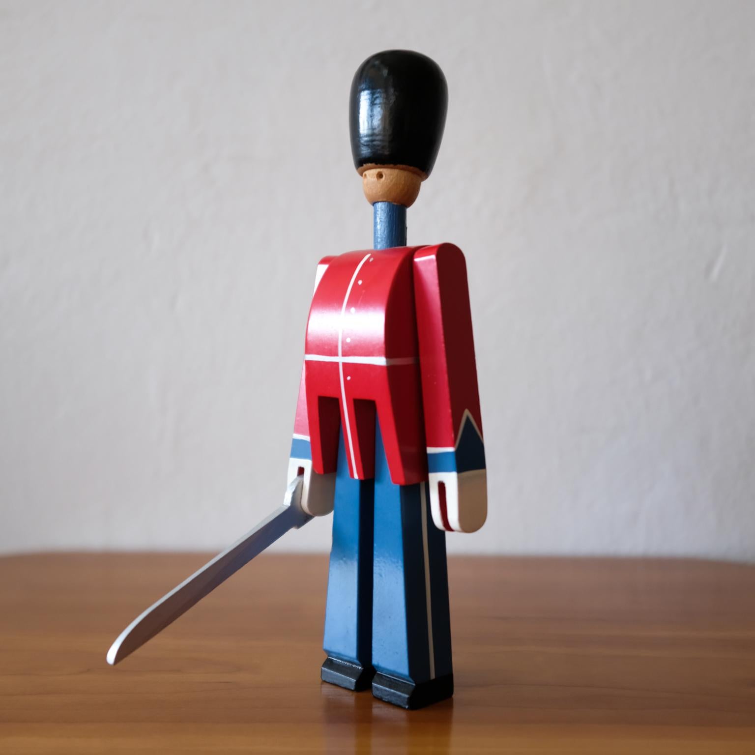 Mid-Century Modern Kay Bojesen Royal Danish Guard Drummer Swordsman Postman Toys