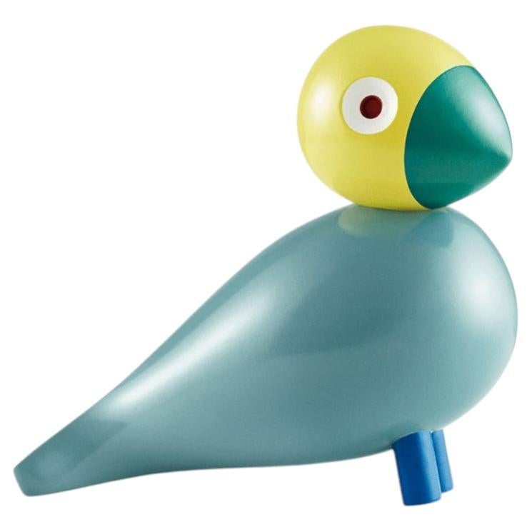 Kay Bojesen Turquoise Songbird Sculpture - Scandinavian Modern Design For Sale