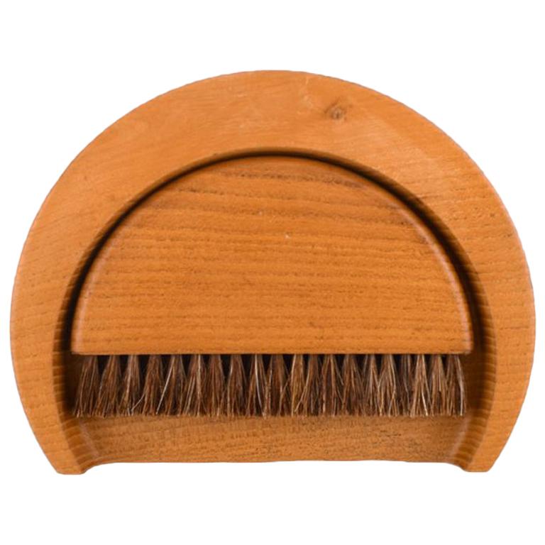 Kay Bojesen, Sweeping Tray Set Consisting of Sweep Tray and Brush of Wood For Sale