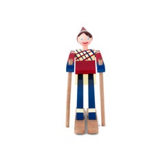 Kay Bojesen 'The Skier Boje' Figurine, Wood, Scandinavian Design