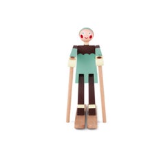 Kay Bojesen 'The Skier Datti' Figurine, Wood, Scandinavian Design