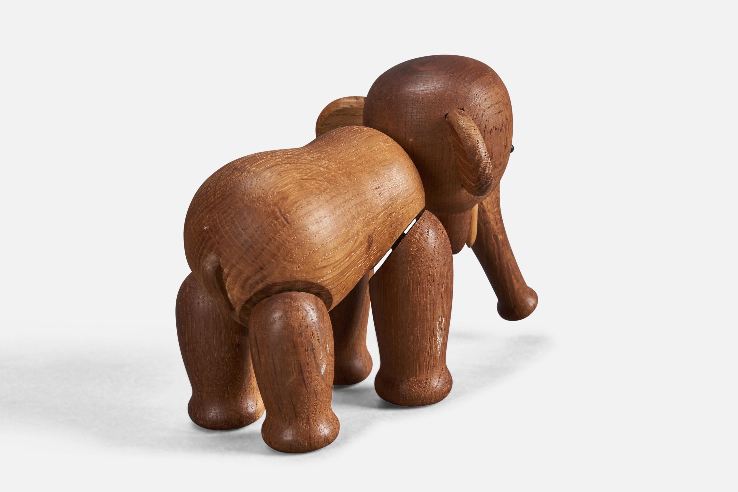 Kay Bojesen, Toy or Decorative Sculpture, Teak, Denmark, 1950s In Good Condition For Sale In High Point, NC