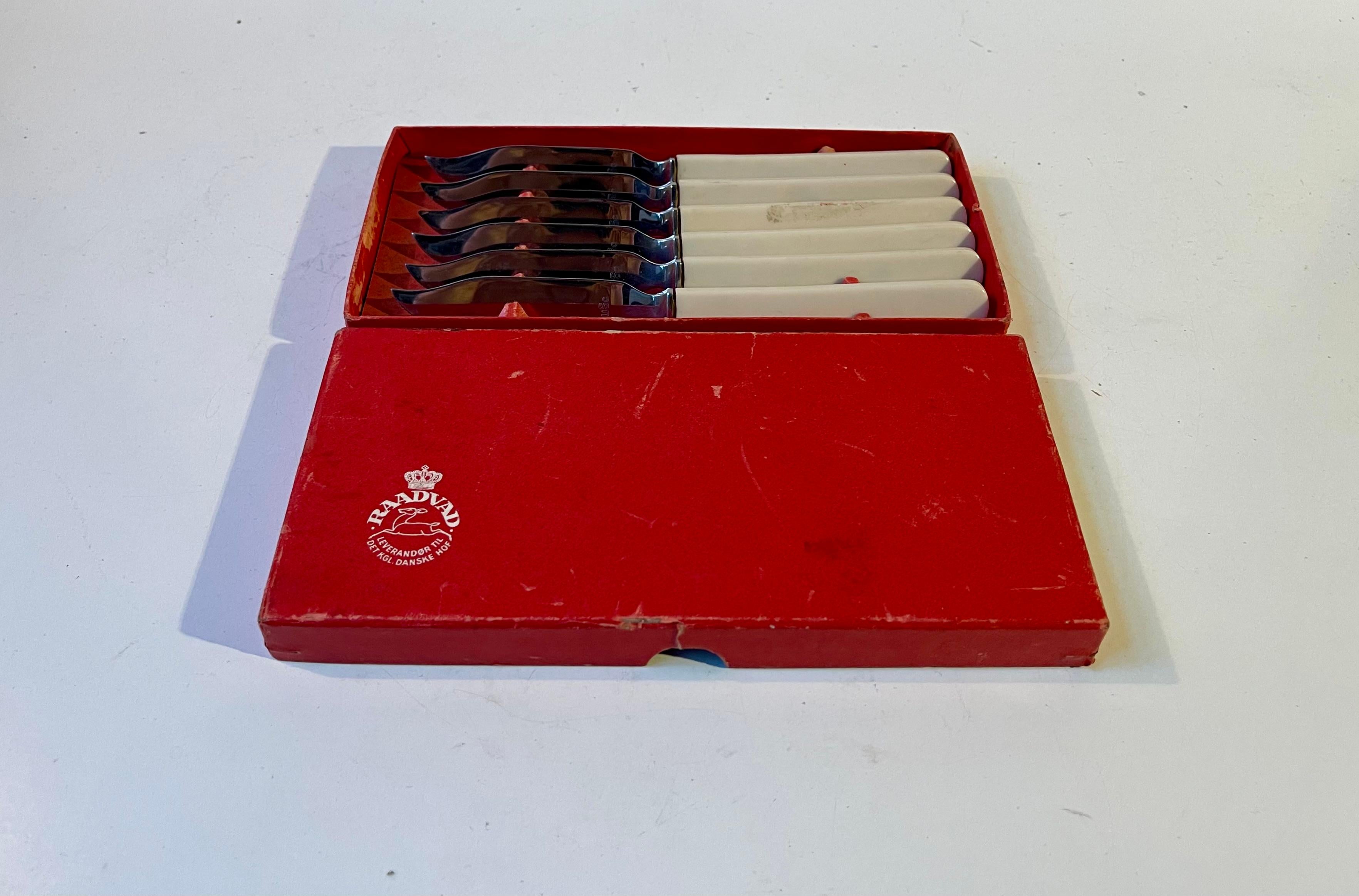 Couteaux à poisson vintage danois Kay Bojesen pour USC Copenhagen, années 1950 Bon état - En vente à Esbjerg, DK