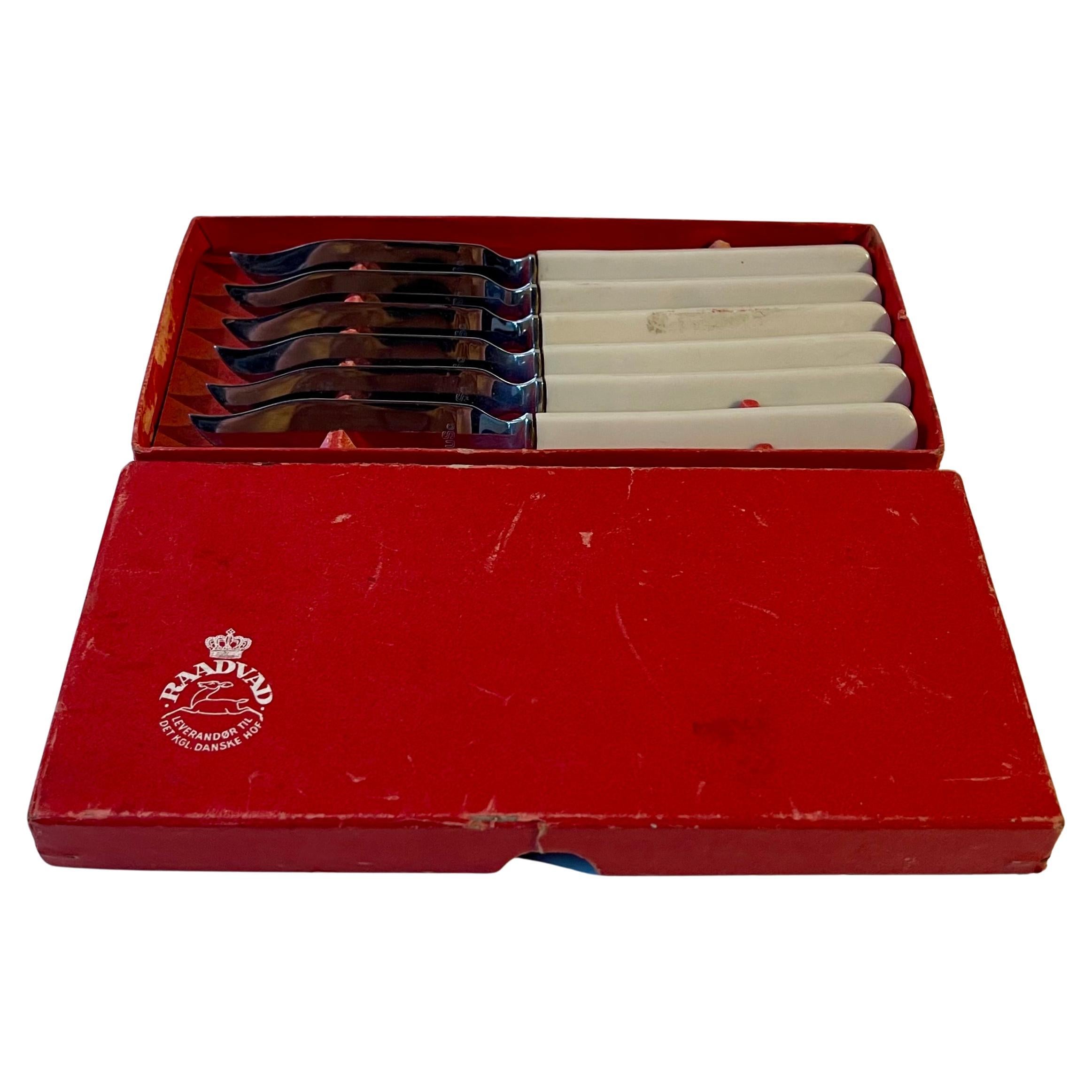 Kay Bojesen Vintage Danish Fish Knives für USC Kopenhagen, 1950er Jahre