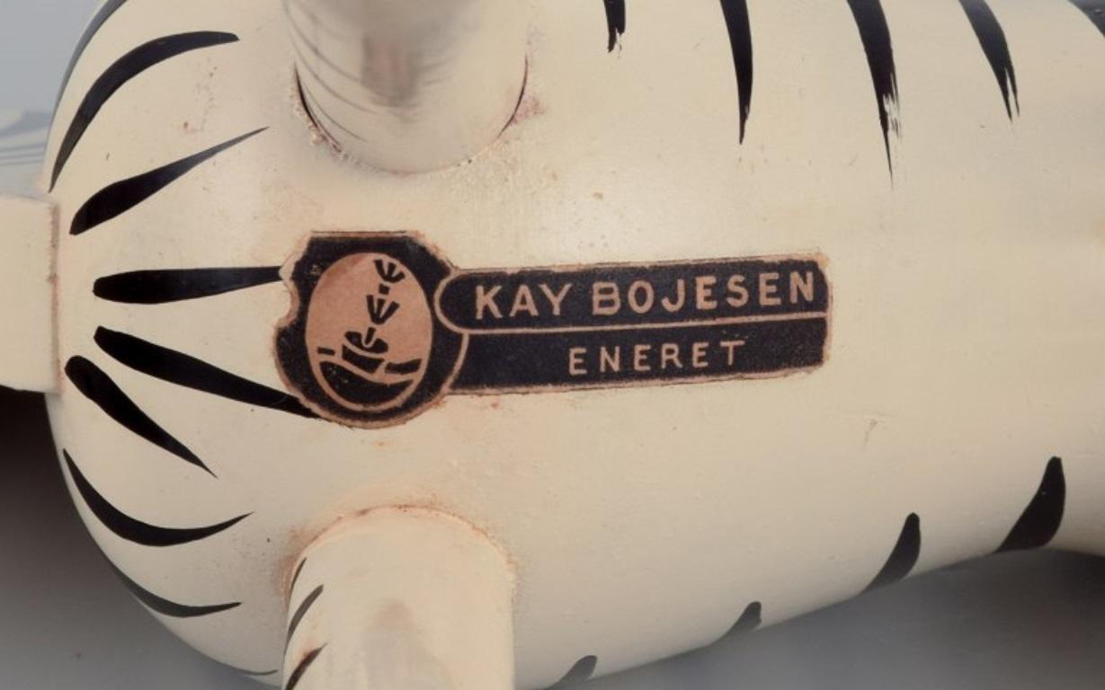 Kay Bojesen, well-known Danish designer.  Wooden figurine of a zebra. For Sale 2