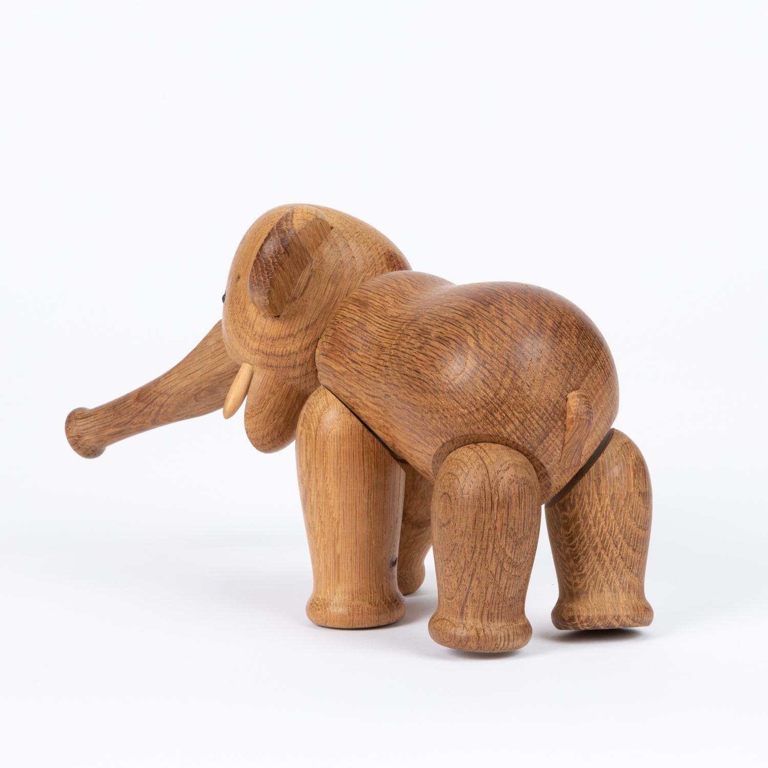 Danish Kay Bojesen Wooden Elephant Figurine