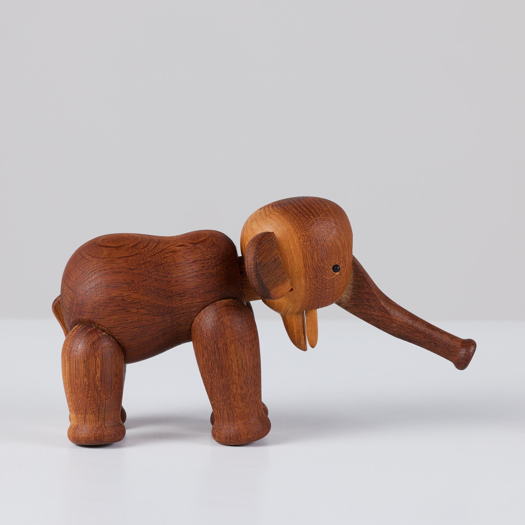 Kay Bojesen Wooden Elephant Figurine In Excellent Condition In Los Angeles, CA