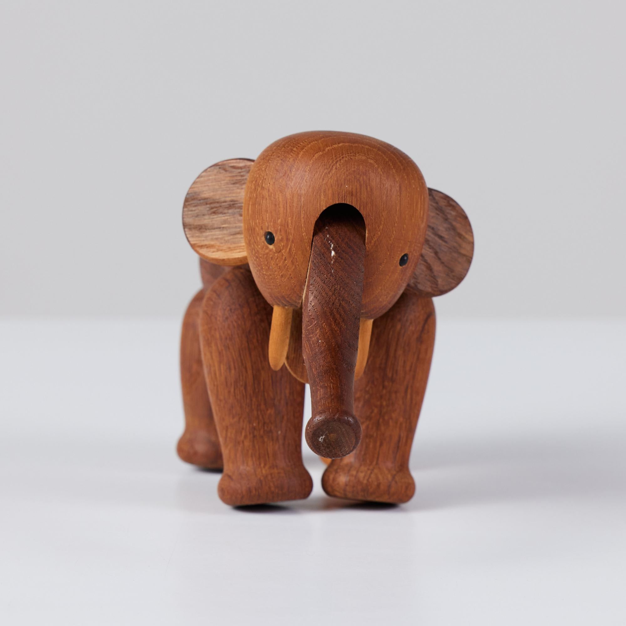 20th Century Kay Bojesen Wooden Elephant Figurine