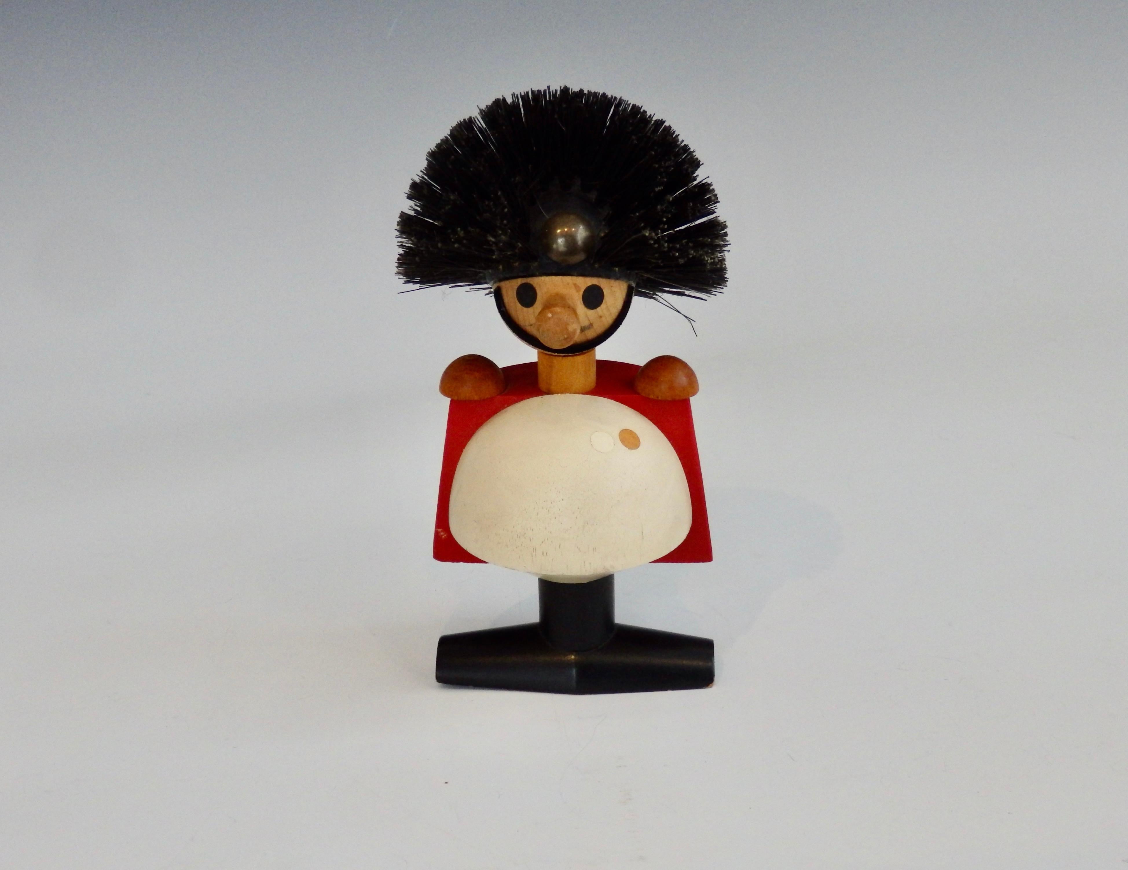 Kay Bojeson Laurids Lonborg Hand Painted Stout Guardsman Figure In Good Condition For Sale In Ferndale, MI