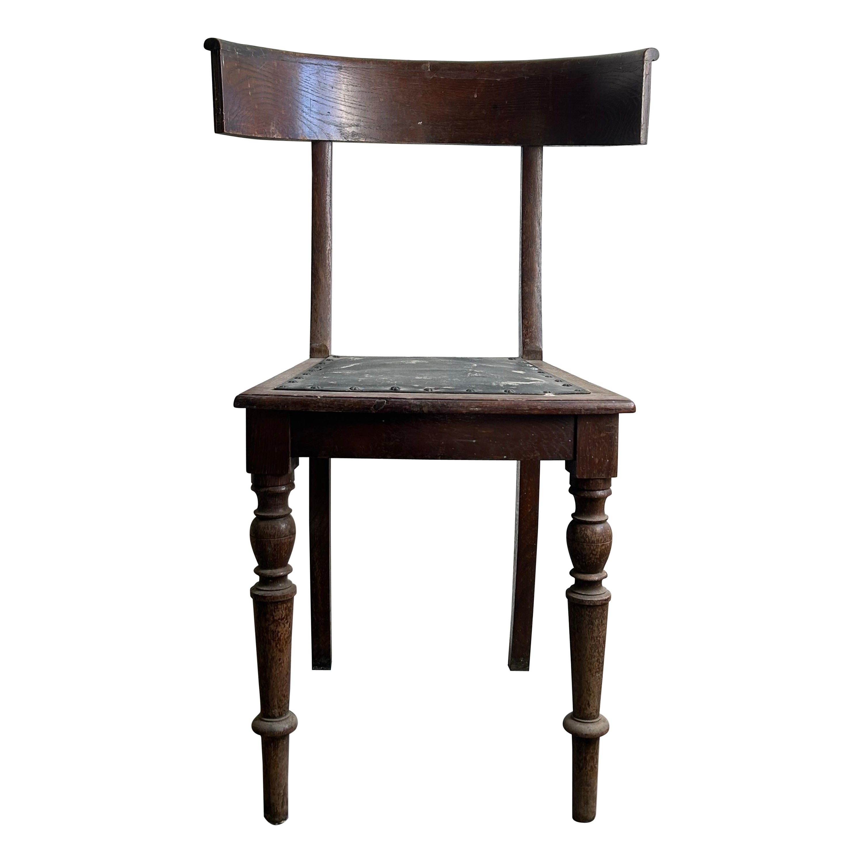 Kay Fisker (1893–1965) Attributed Klismos Chair in Oak, Denmark, circa 1922 For Sale