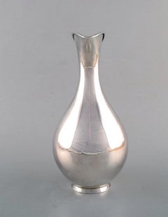 Kay Fisker 1893-1965, Beak Jug in Sterling Silver, Pear-Shaped Body