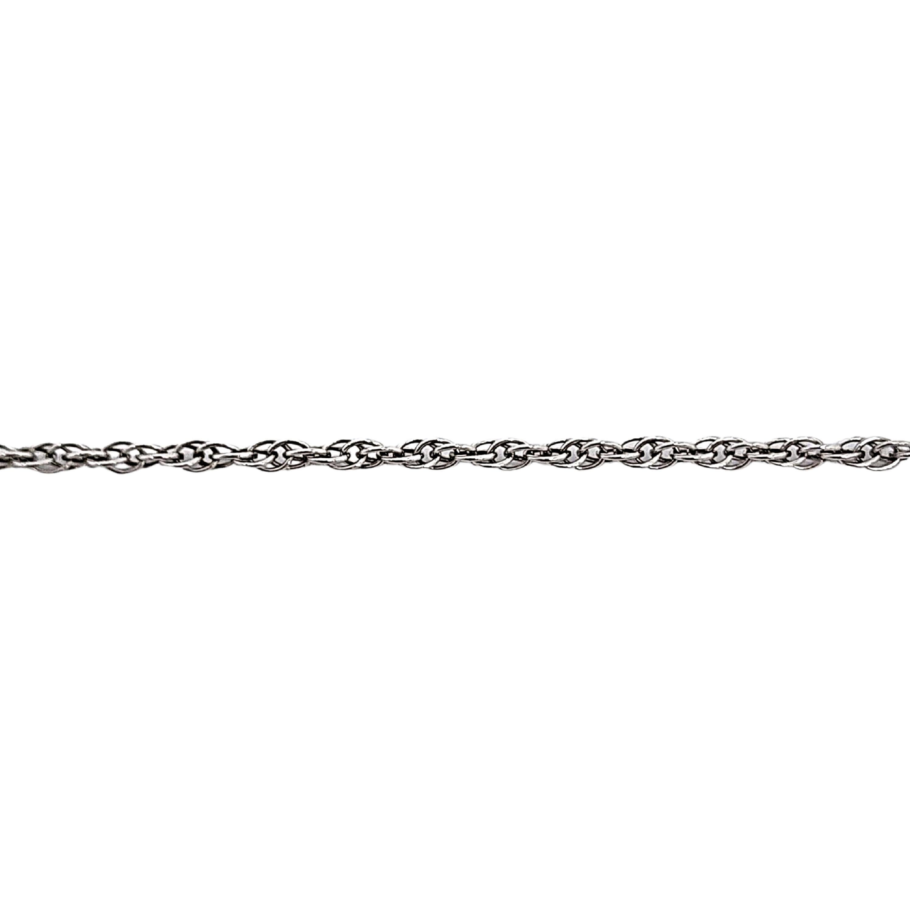 Kay Jewelers Sterlingsilber-Halskette mit schwarzem und weißem Diamanten-Anhänger #17005 im Zustand „Gut“ im Angebot in Washington Depot, CT