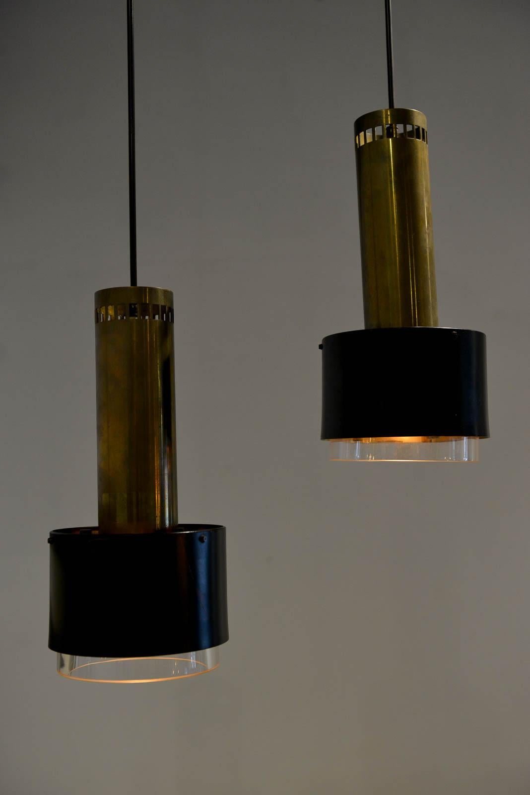 Danish Kay Korbing for Lyfa Denmark Pendant Lights, circa 1960