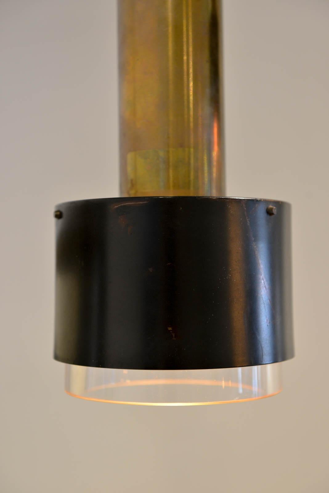 Kay Korbing for Lyfa Denmark Pendant Lights, circa 1960 In Good Condition In Costa Mesa, CA
