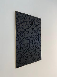 Black Star - Laser-cut vinyl monochromatic artwork by Kay One
