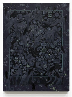 "Dark" Monochromatic Tablescape with Female Figures by Kay Seohyung Lee