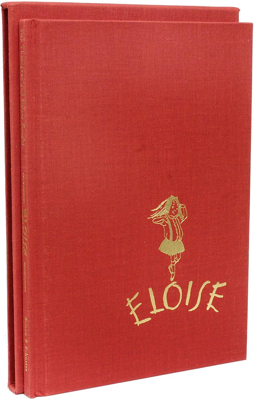 AUTHOR: THOMPSON, Kay & Hilary Knight. 

TITLE: Eloise - Eloise in Paris - Eloise at Christmastime - Eloise in Moscow.

PUBLISHER: NY: Simon & Schuster, 1995-99-99-2000.

DESCRIPTION: A COMPLETE SET OF LIMITED SIGNED ELOISE BOOKS. 4 vols., 11-1/2