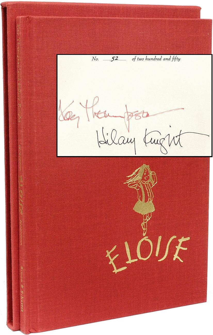 American Kay Thompson. COMPLETE SET OF SIGNED LIMITED ED. Eloise - Paris - Moscow - Xmas For Sale