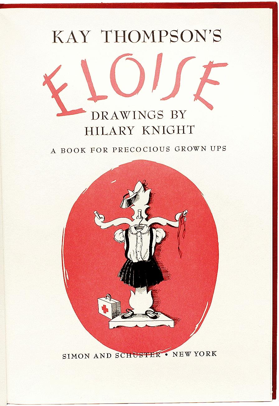Kay Thompson. COMPLETE SET OF SIGNED LIMITED ED. Eloise - Paris - Moscow - Xmas In Good Condition For Sale In Hillsborough, NJ