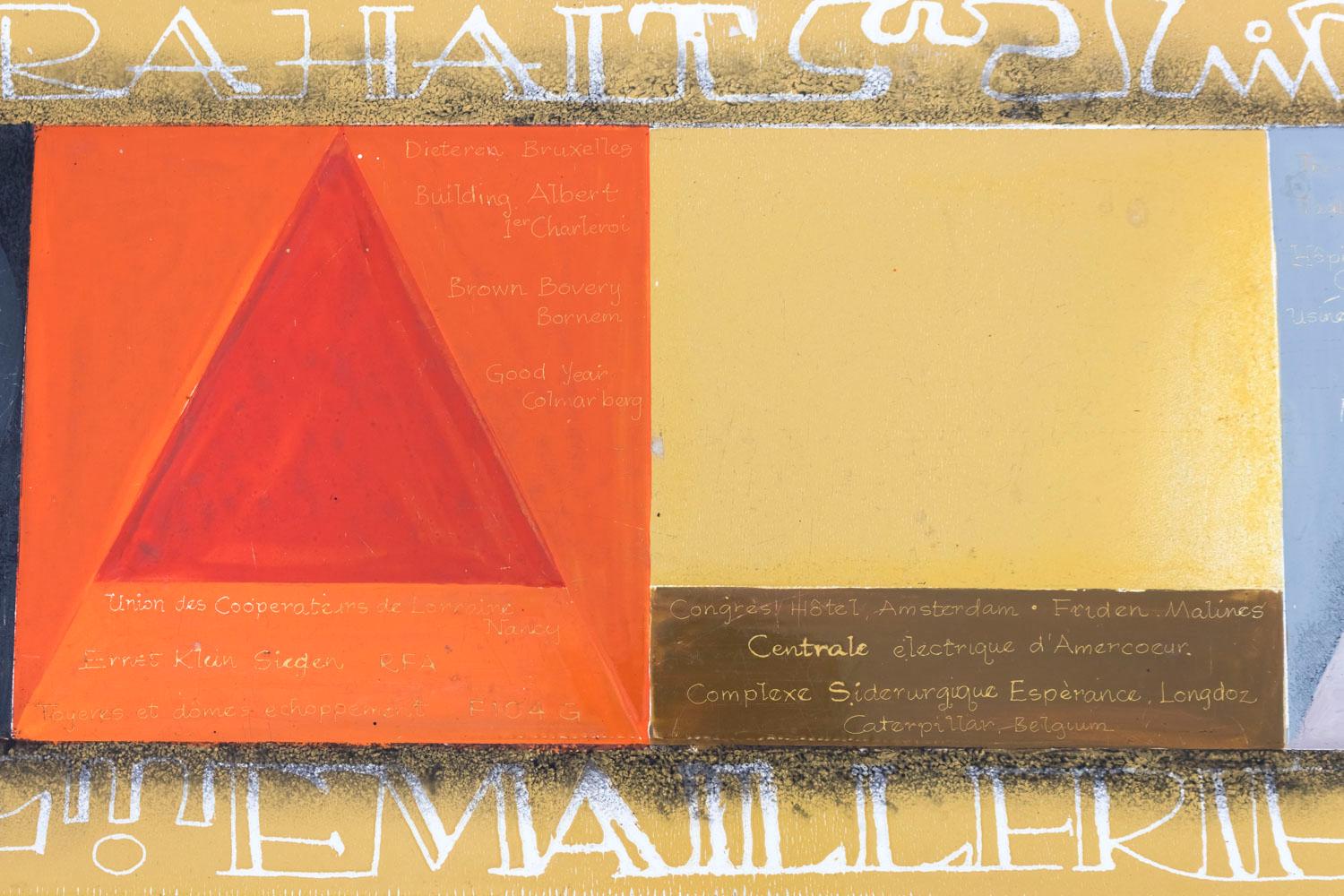 Steel Kay Whitcomb, Coffee Table in Enameled Metal, 1970