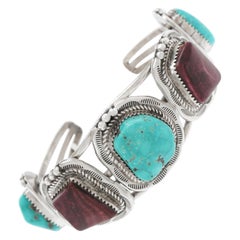 Kay Yazzie Sterling Cuff Bracelet