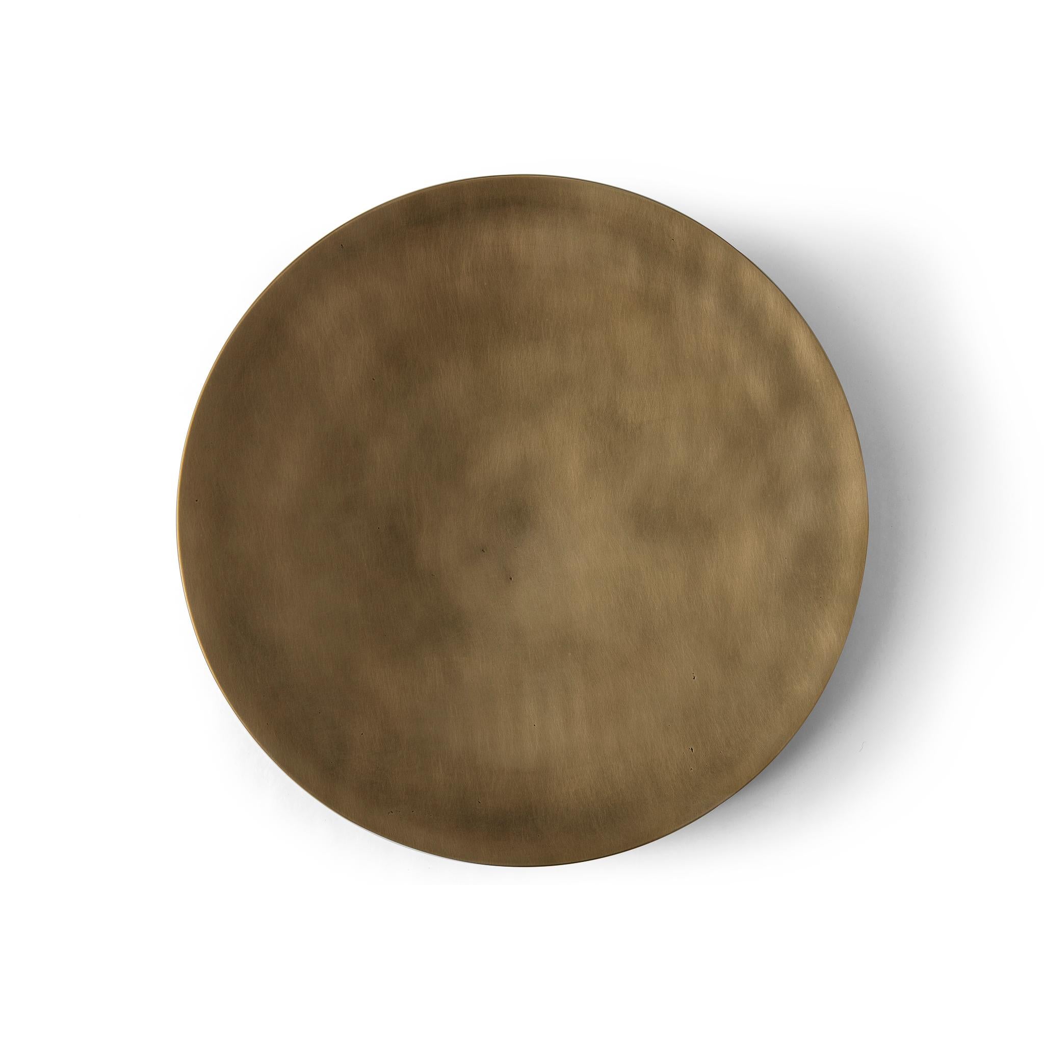 bronze tray round