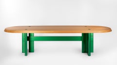 Kayak Teak Dining Table by Gisbert Pöppler, Post-Modern Design