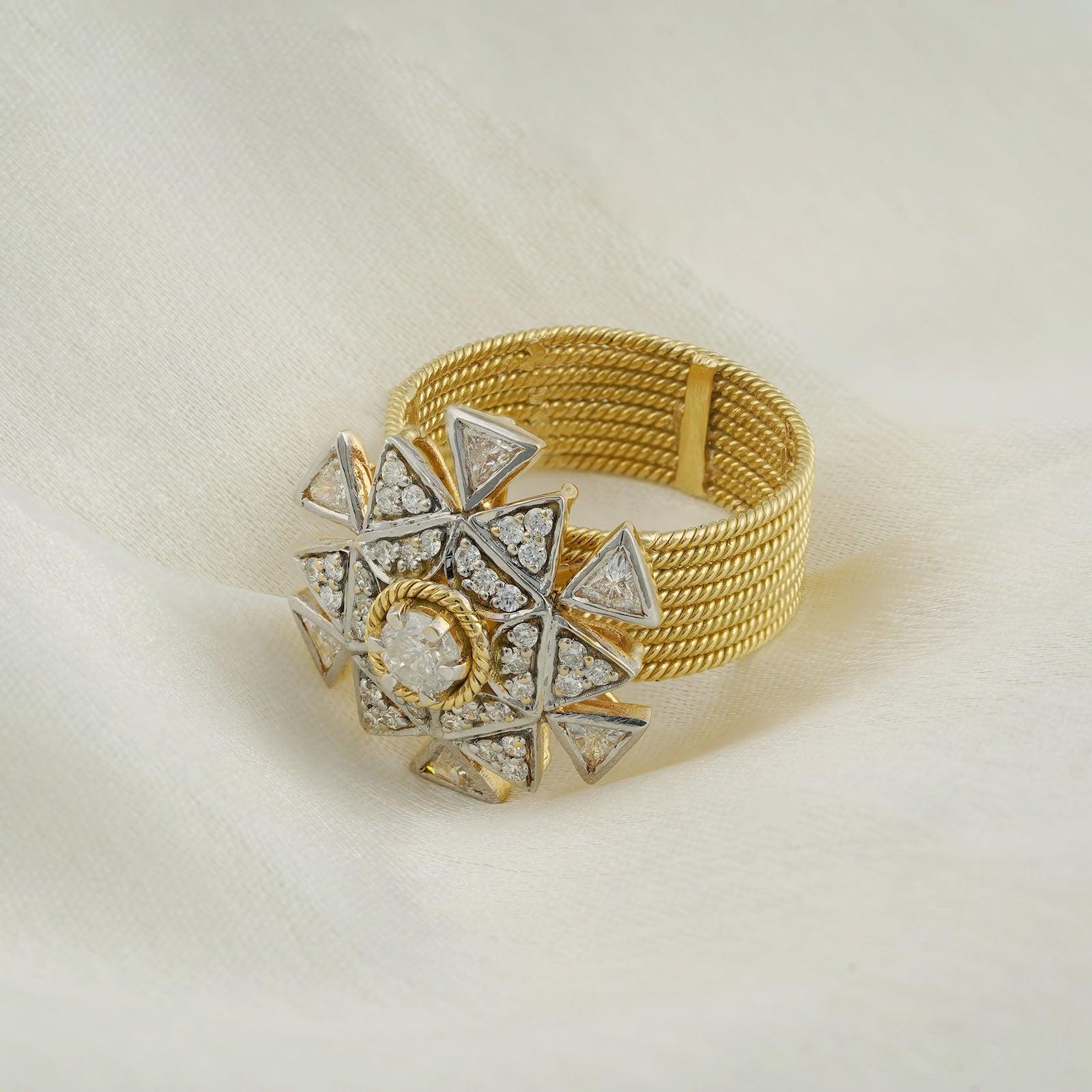 For Sale:  Moi Kayan Gold and Diamond Ring 2