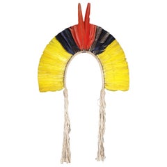 Kayapo Small Feather Headdress, Akkakry-Re