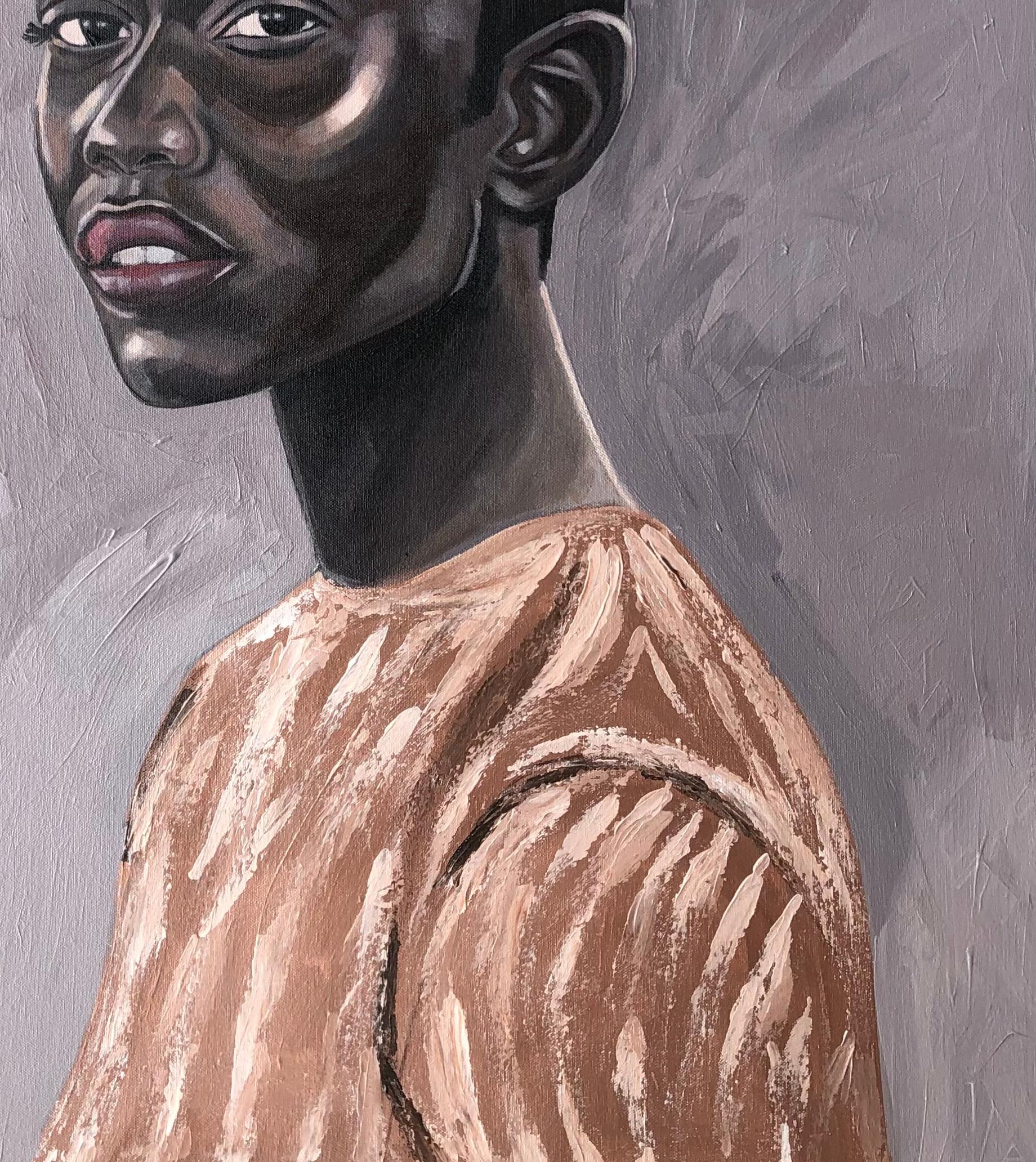 Procedura di spedizione
Spedito in un tubo ben protetto dalla Nigeria
Quest'opera è unica, non è una stampa o un altro tipo di copia.
Accompagnato da un certificato di autenticità (rilasciato dalla Galleria)