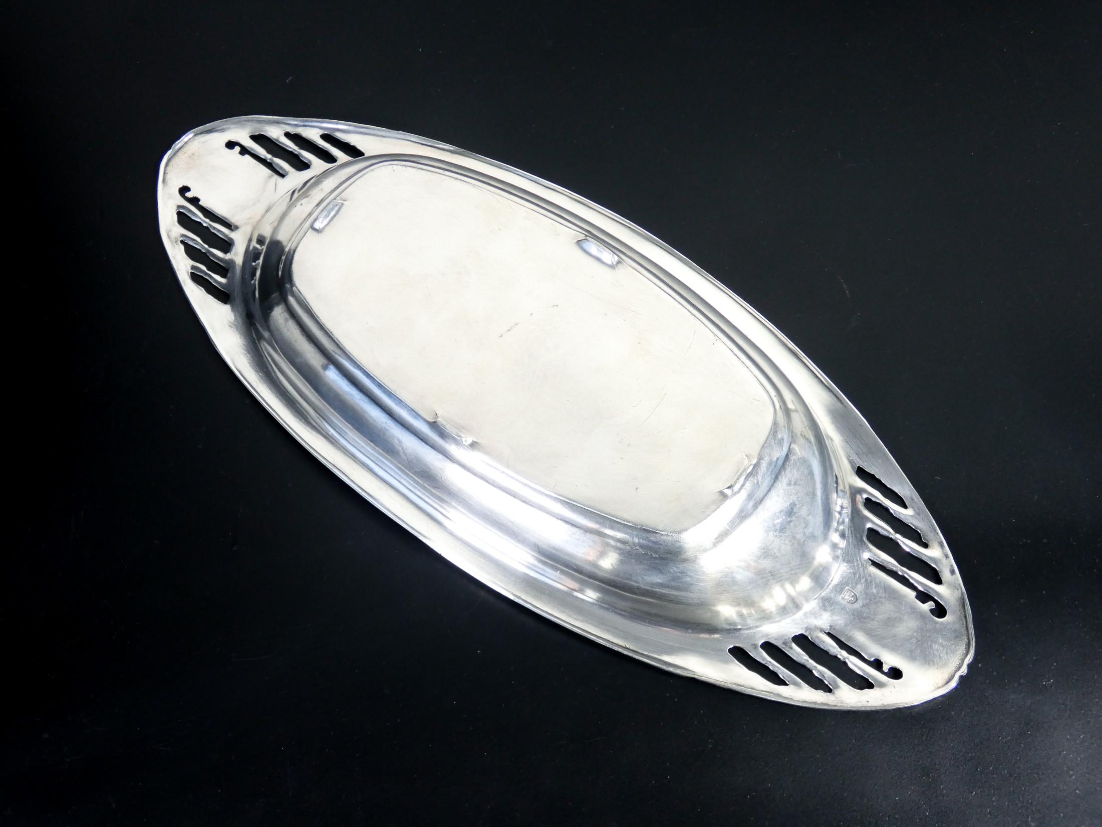 Kayser Engelbert, Vassoio da portata di Sheffield, Art Nouveau, Germania, fine XIX secolo in vendita 2