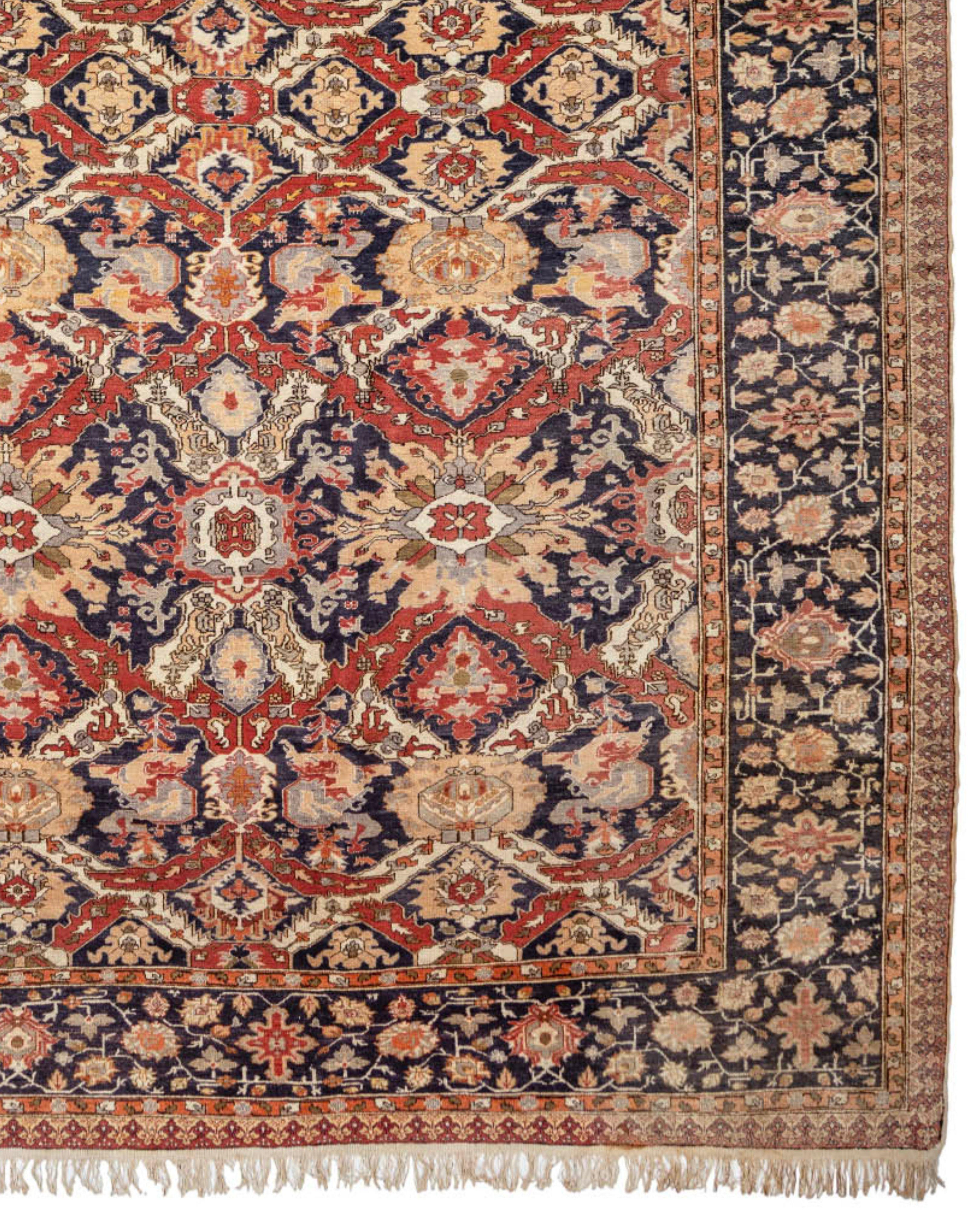 Antique Large Turkish Kayseri Carpet, c. 1900

Additional Information:
Dimensions: 12'8