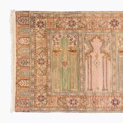 Kayseri Saph Flosh Prayer Rug - Mid 20th Century
