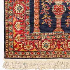 Kayseri Silk Prayer Rug - Mid 20th Century