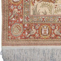 Tappeto di seta di Kayseri - metà del XX secolo