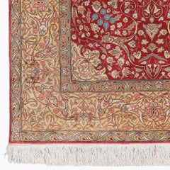 Kayseri Silk Rug - Mid 20th Century