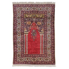 Kayseri Silk Rug - Mid 20th Century