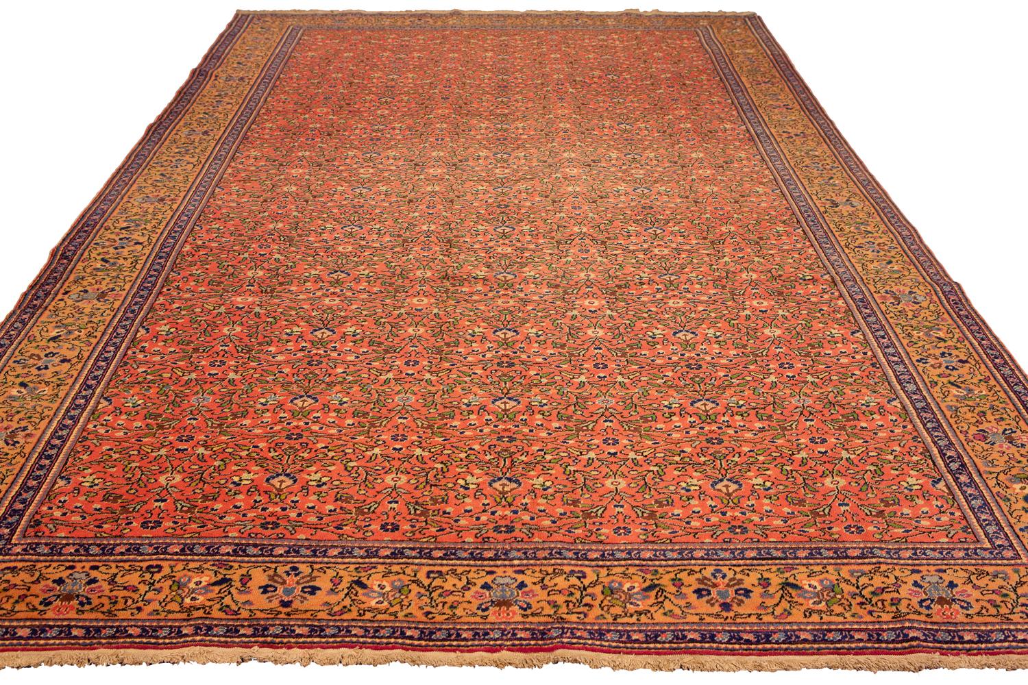 Kayseri Turkish Hand-Knotted Rug, 1950-1970 In Good Condition For Sale In Ferrara, IT