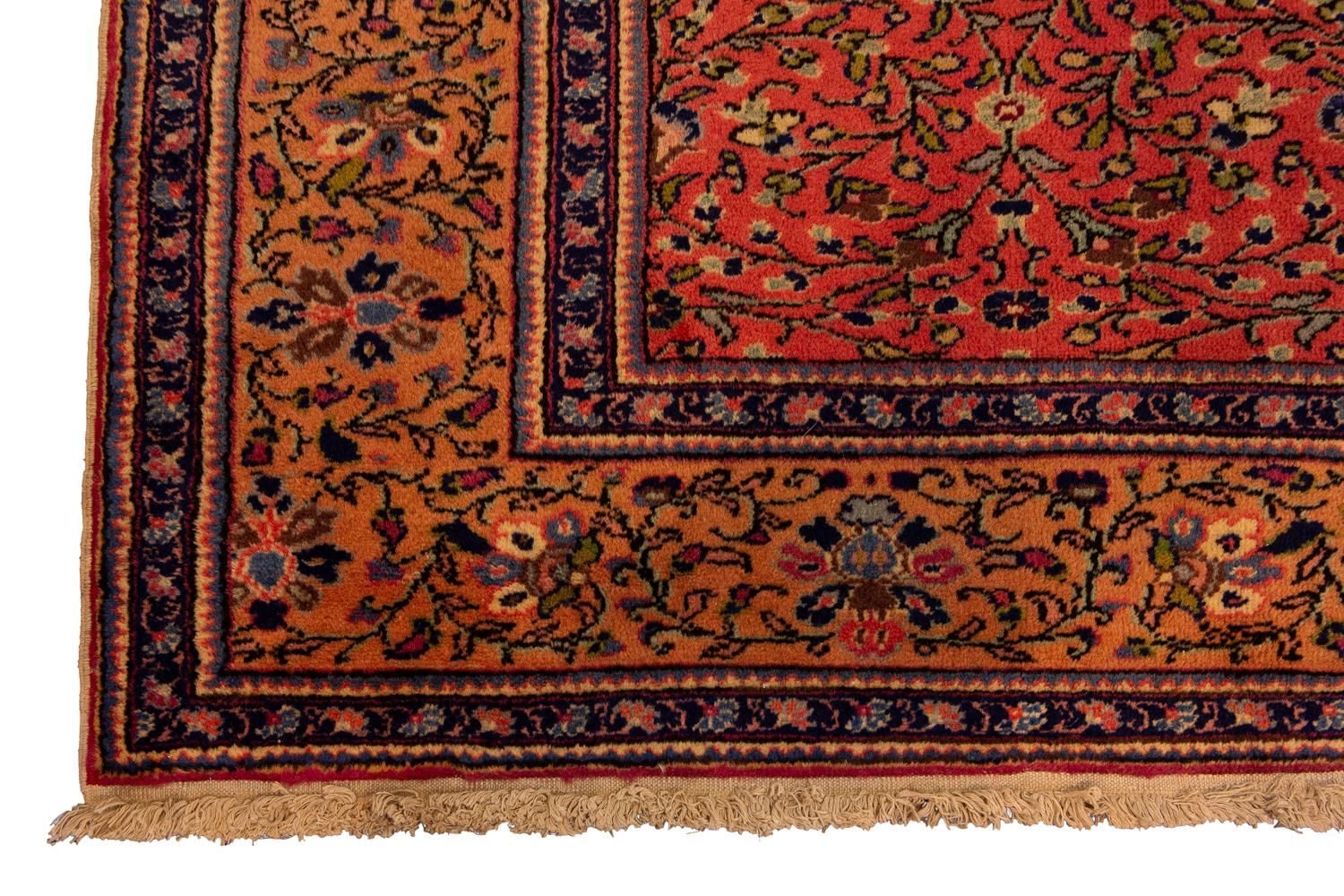 20th Century Kayseri Turkish Hand-Knotted Rug, 1950-1970 For Sale