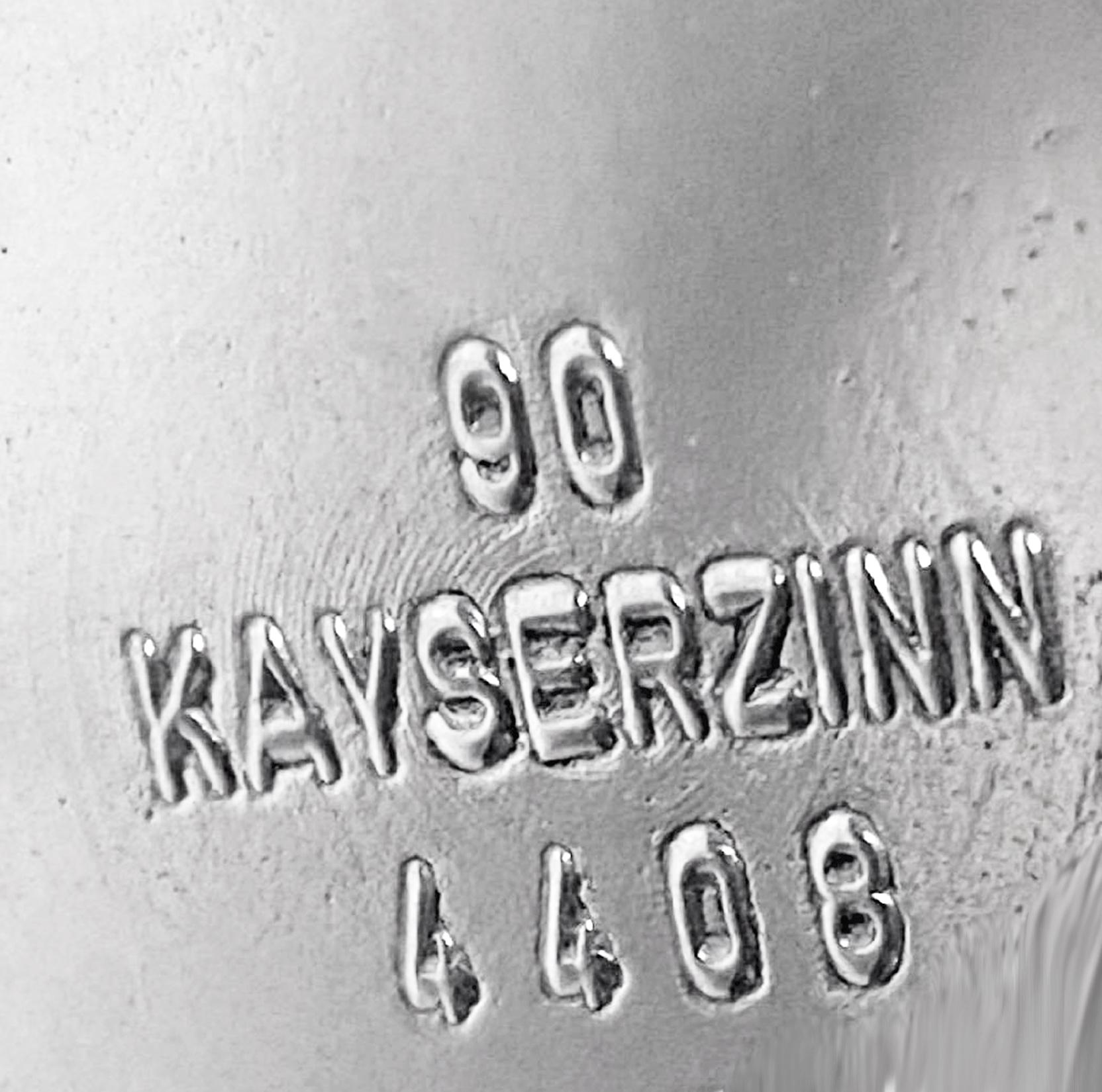 Vaso di peltro di Kayserzinn, Germania XX secolo. in vendita 1