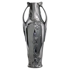 Vintage Kayserzinn Pewter Vase, Germany 20th century.