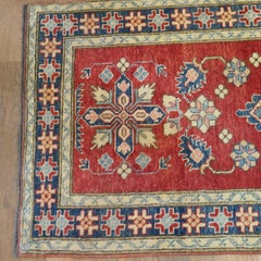 Kazak Hand Woven Traditional Design 12ft Carpet Runner