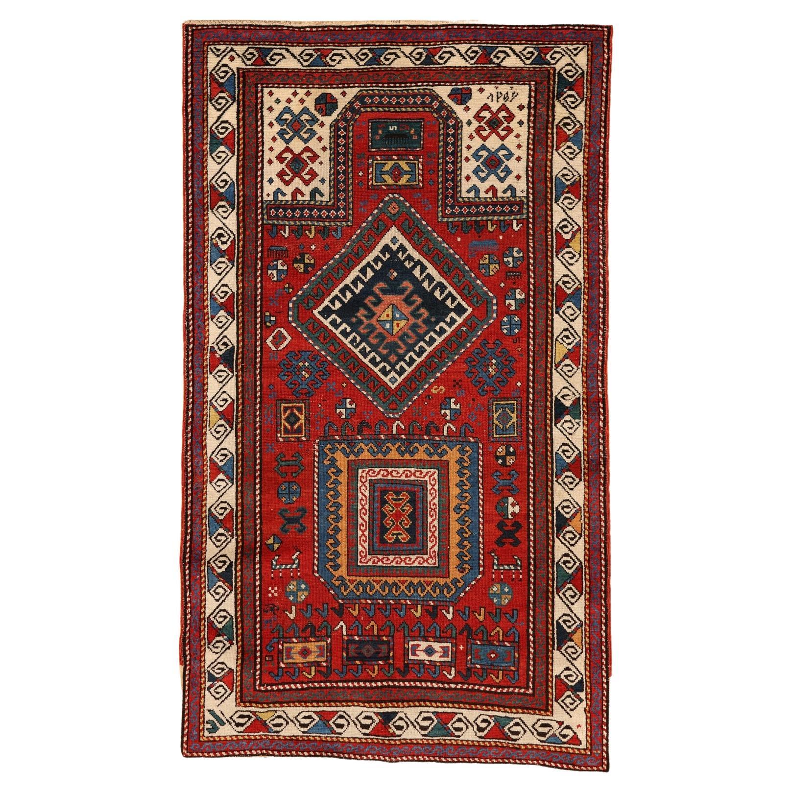 Kazak prayer rug