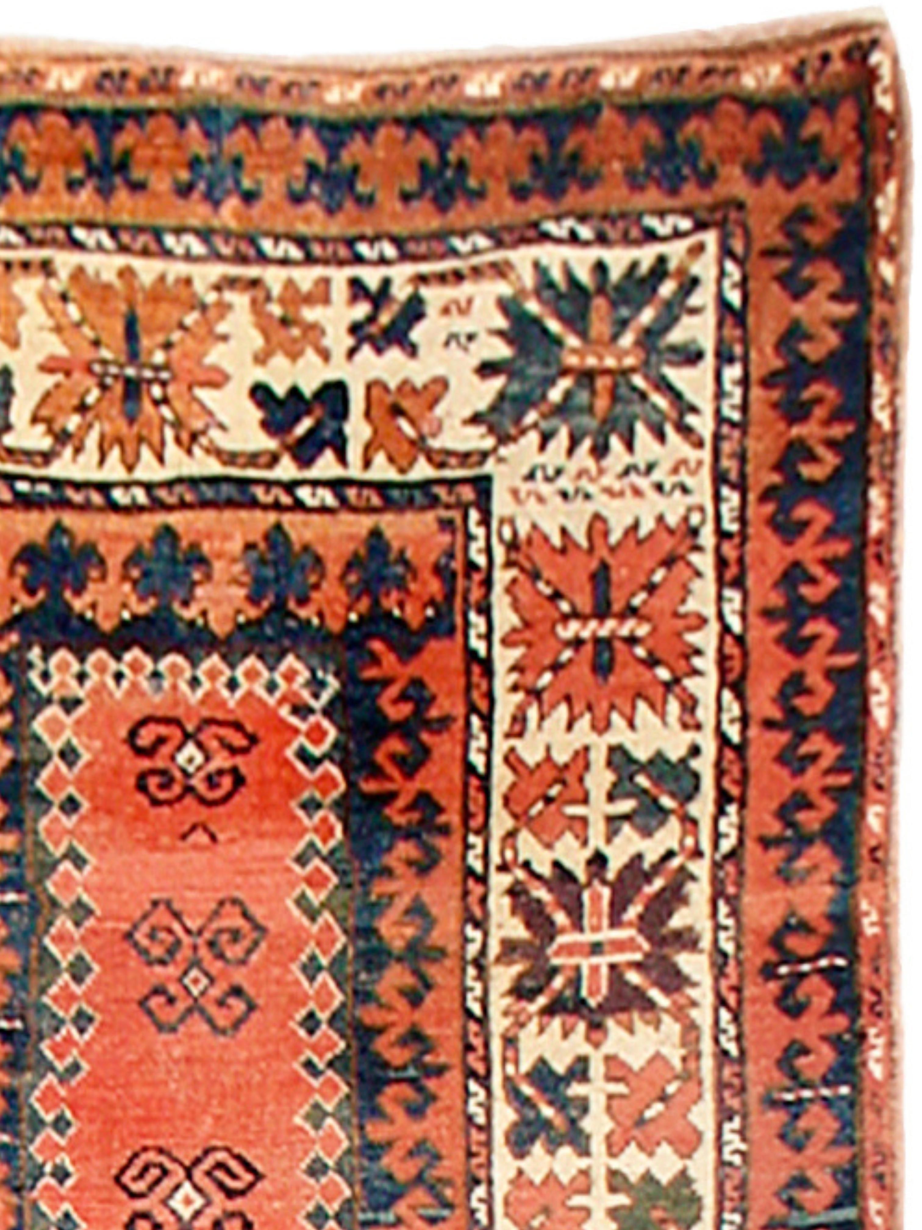 Kazak-Teppich, 19. Jahrhundert im Zustand „Hervorragend“ im Angebot in San Francisco, CA