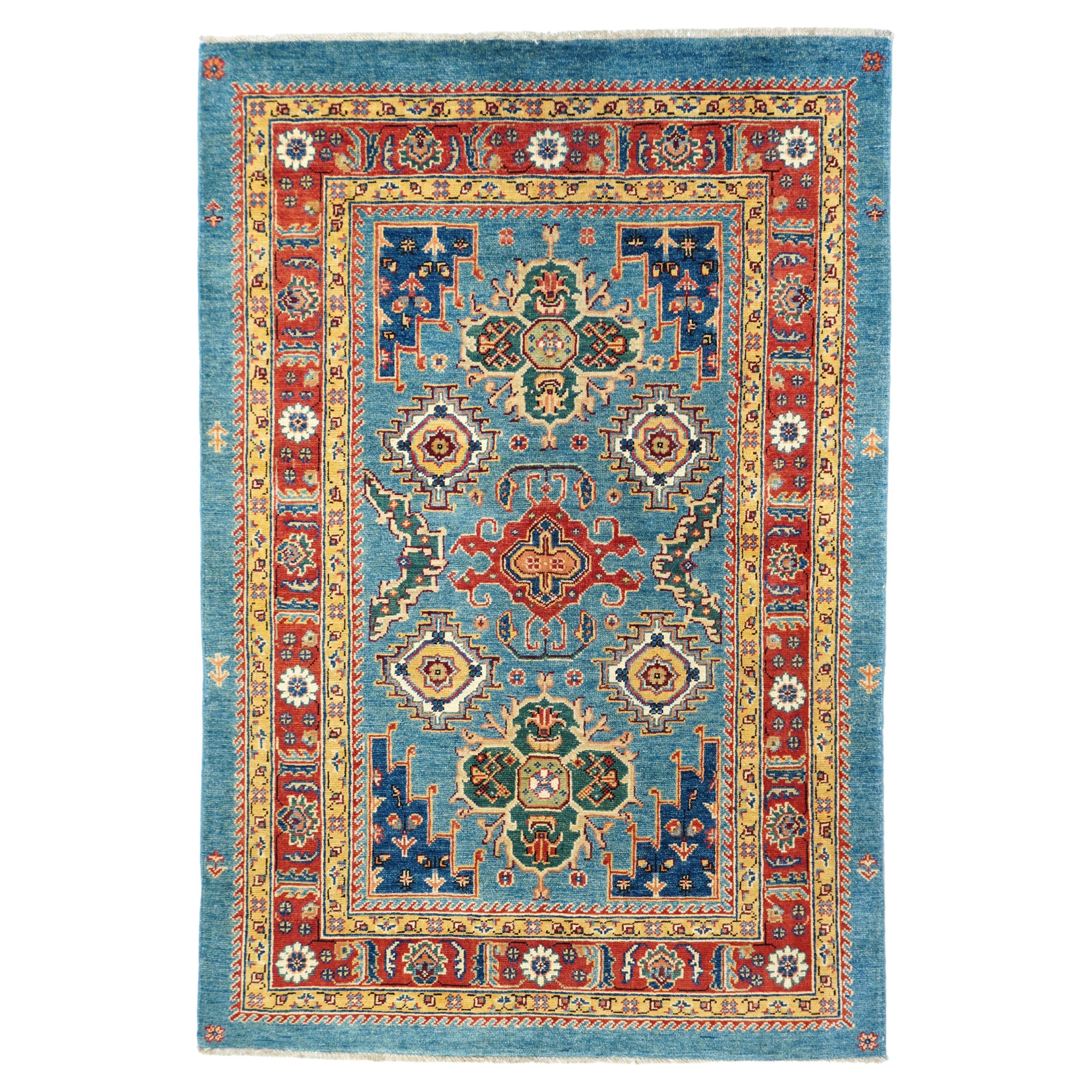 Kazak-Teppich 4' x 6'