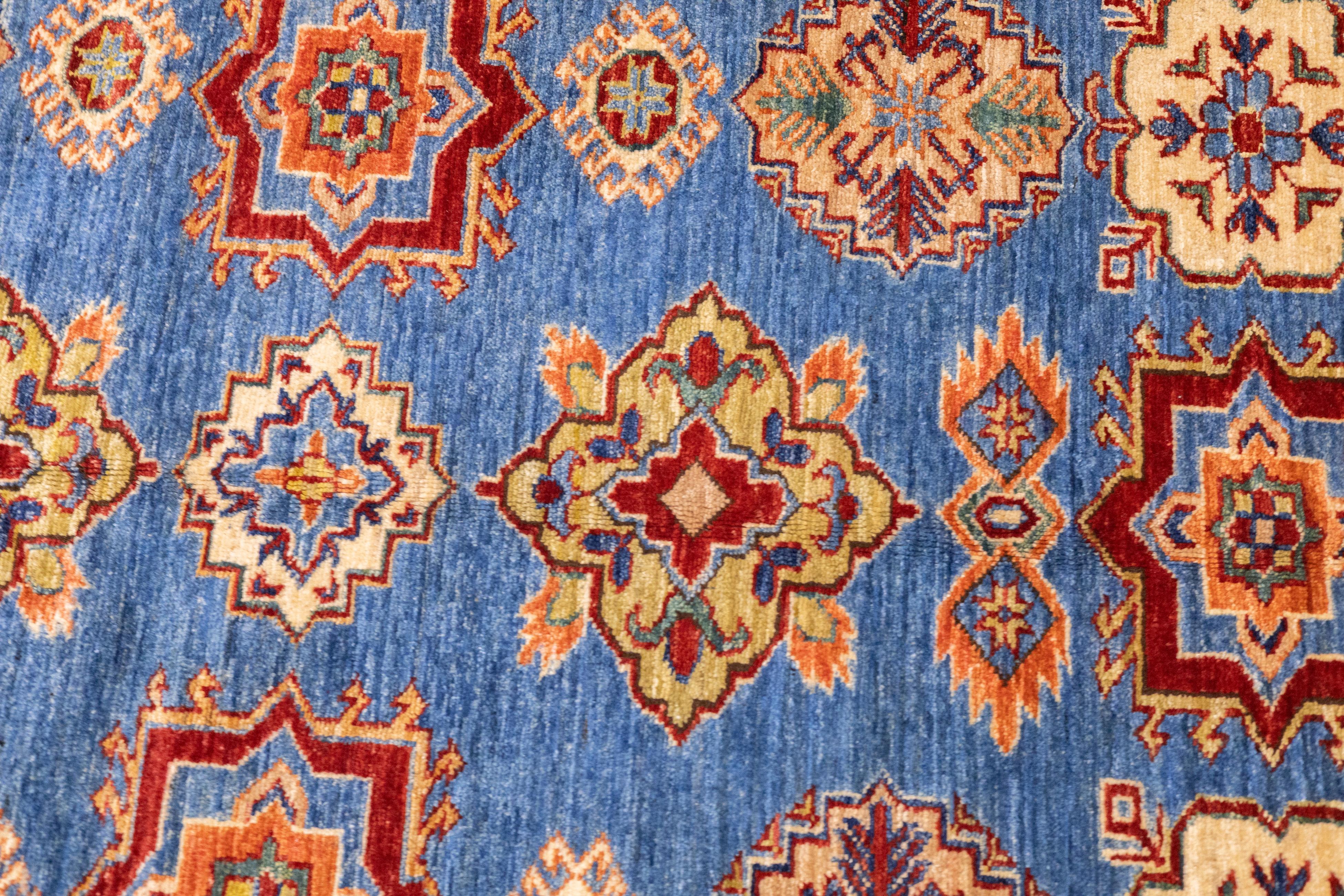 Kazak-Teppich 4'10'' x 6'8'' (Wolle) im Angebot